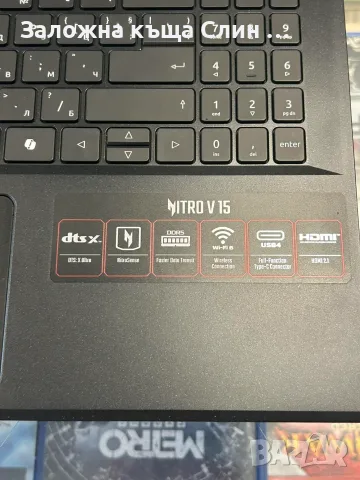 Лаптоп Acer Nitro V15 , снимка 10 - Лаптопи за игри - 55695089