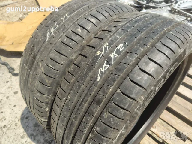 245/45/20 Pirelli P Zero PZ4 2019г 6мм, снимка 3 - Гуми и джанти - 55614116