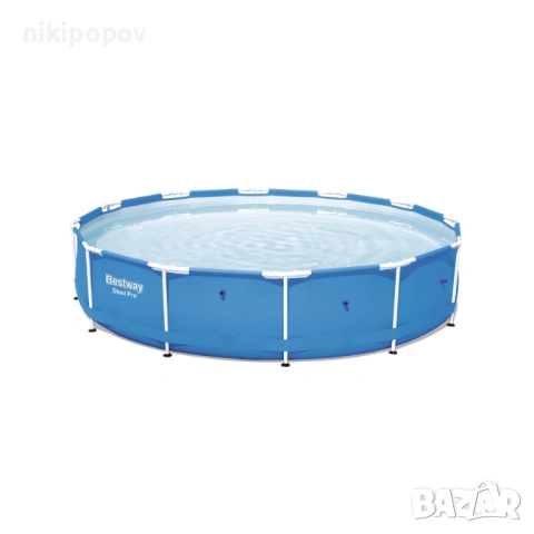 BESTWAY кръгъл басейн 3.66m x 76cm Steel Pro MAX, снимка 4 - Други - 54646156