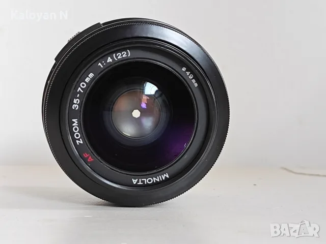 Обектив Minolta AF 35-70mm f/4 „The Little Beercan" за Minolta A/Sony A байонет, снимка 2 - Обективи и филтри - 55540763