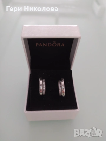 Сребърни обеци PANDORA S925 ALE +КУТИЯ