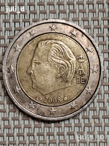 2 евро Белгия 2008