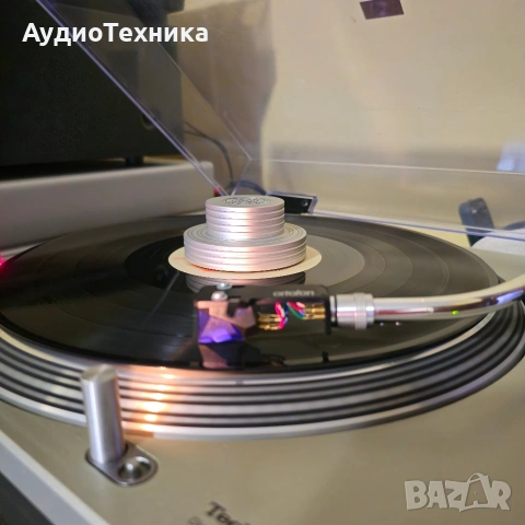 ПРОМО/Клампа Aluminum Stabilizer with Bubble Level Silver Cтабилизатор, снимка 4 - Грамофони - 54258455
