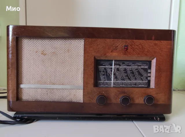 Дървено радио Philips 614B, 1940/1941 г.