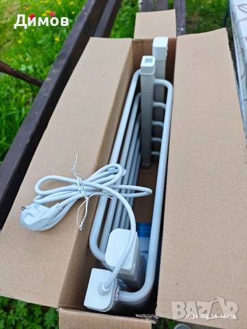 Електрическа лира за баня, снимка 2 - Отоплителни печки - 54322524