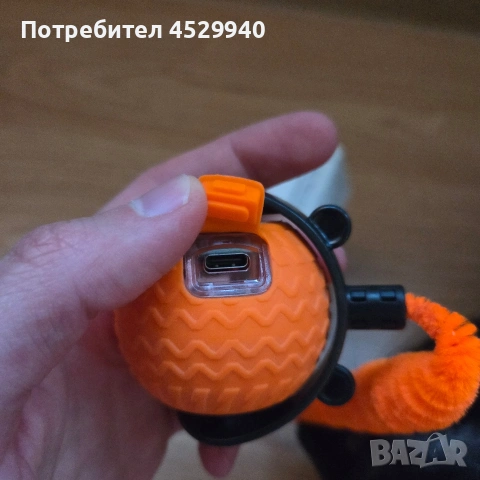Играчка топче с двигател и опашка, снимка 2 - За котки - 54704256