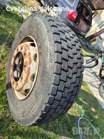 Гума с джанта за ДАФ XF, влекач, снимка 3 - Гуми и джанти - 54004975