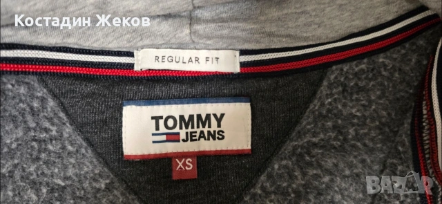 Суитшърт оригинален. Като нов. TOMMY JEANS , снимка 5 - Спортни дрехи, екипи - 54477428