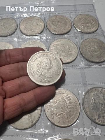 Декорация за маси/плотове от смола с имитация на US$ от 1795-1923 г., снимка 2 - Работни маси и бюра - 54088378