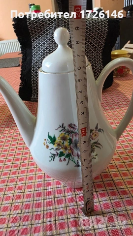 Порцеланов чайник на Китка, Нови Пазар, снимка 3 - Други - 54046658
