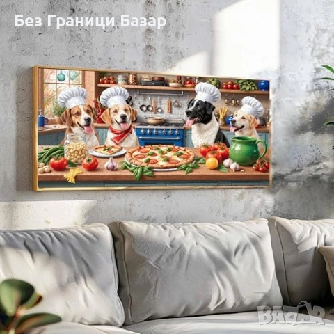 Нов Пъзел 1000 части за възрастни кучешка кухня декорация стена забавление игра, снимка 6 - Пъзели - 54077367