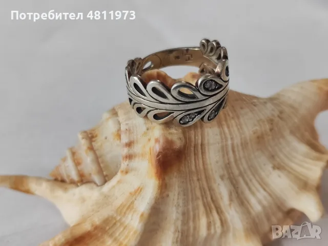 Сребърен пръстен 925, снимка 2 - Пръстени - 55530478