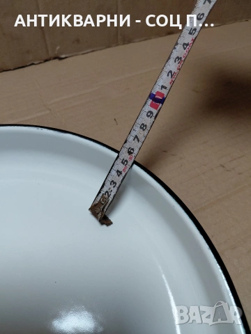 Соц Стара Емалйрана Тава Тепсия. НОМЕР 702., снимка 7 - Антикварни и старинни предмети - 54084112