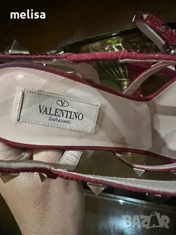 Valentino сандали с кристали, снимка 7 - Сандали - 55332640