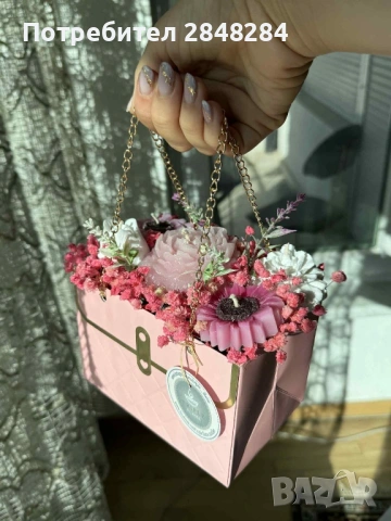 Букети от соев восък, снимка 4 - Подаръци за жени - 54356751