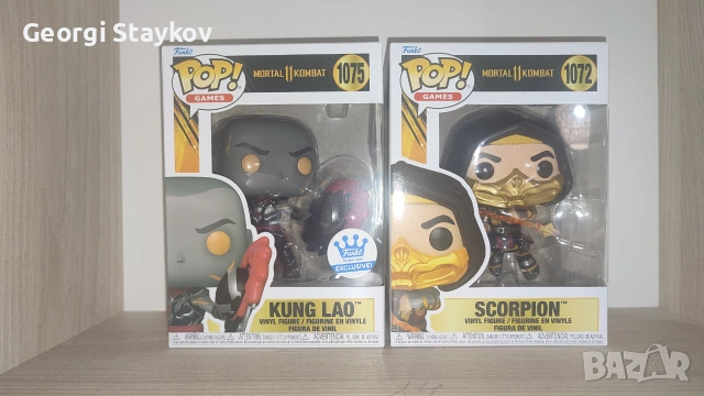 Funko pop - Mortal Kombat - Kung Lao и Scorpion фигури