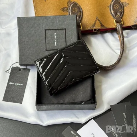 Saint Laurent Monogram Small Envelope Wallet , снимка 2 - Портфейли, портмонета - 55417604