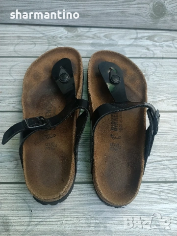 Birkenstock N 35 Germany кожени чехли, снимка 3 - Чехли - 54970678