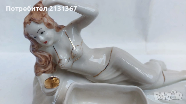 порцеланова фигура,мерилинка,изида,сервиз, фигури, снимка 4 - Колекции - 54602595