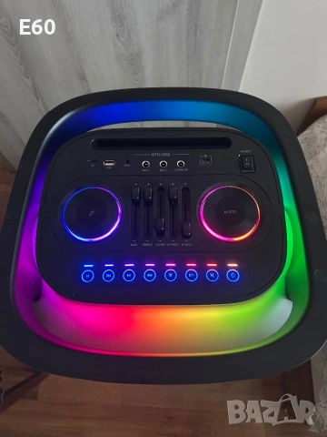 Караоке BLUETOOTH Колона 12”, снимка 2 - Bluetooth тонколони - 54065333