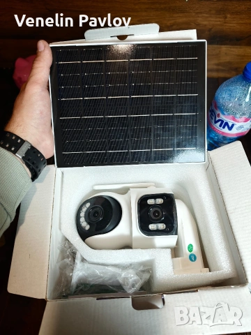 4G Соларна охранителна камера (2 бр.) – НОВИ