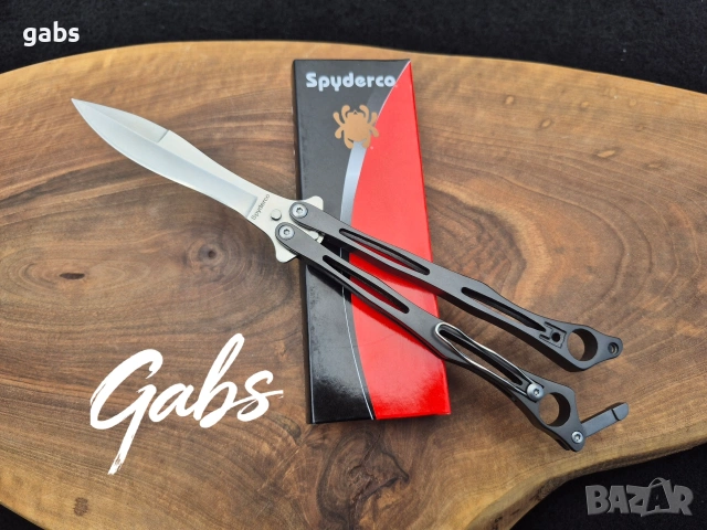 Сгъваем нож пеперуда Spyderco SpyderFly Butterfly B01P
