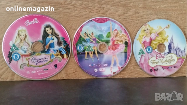 DVD  3 анимации Barby , снимка 3 - DVD филми - 54097918