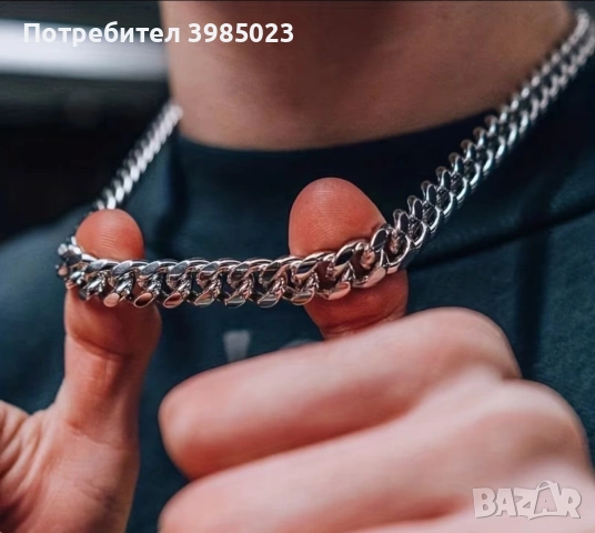 Мъжки сребърен ланец. 