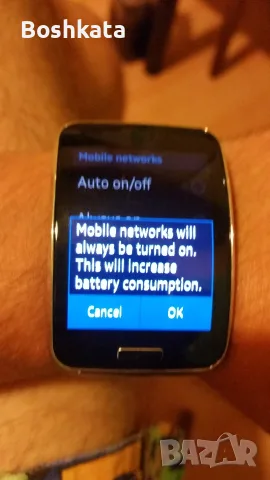 Smart watch AMOLED curved Samsung Gear S/ SM-R750 - SIM card slot, снимка 10 - Смарт гривни - 55505039