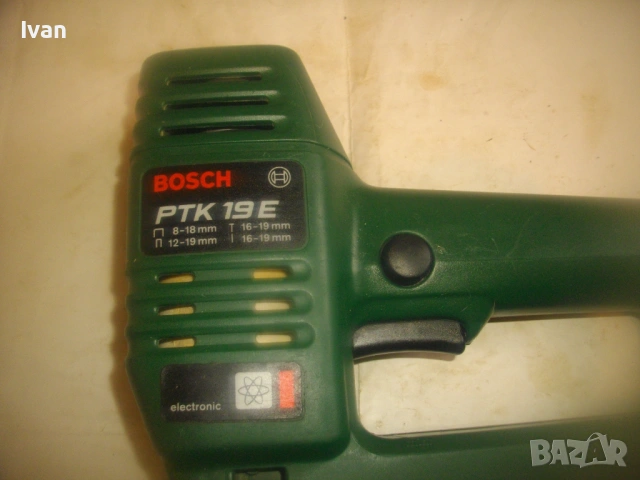 Като нов BOSCH PTK19E Немски оригинал ЕЛ.ТАКЕР БОШ Старо качество 1991г.Комбиниран 19мм с ел.контрол, снимка 3 - Такери - 54017679