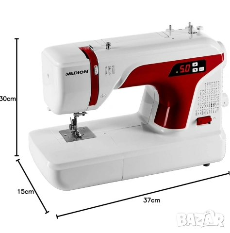 🧵 Шевна машина MEDION MD 16661 - продава се 🧵, снимка 3 - Шевни машини - 54394855
