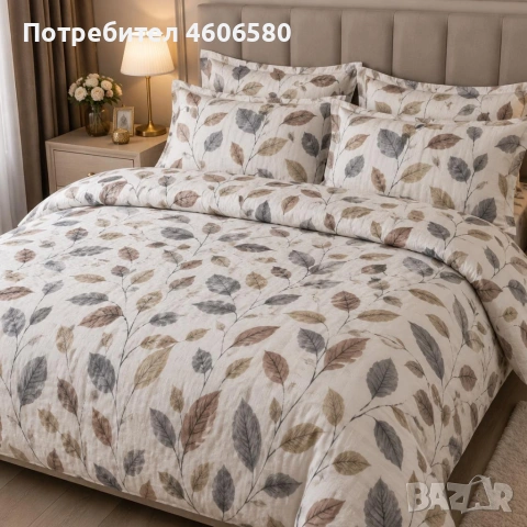🩷 НОВИ ДЕСЕНИ НА КОМПЛЕКТИ ОТ КРЕПОН 🩷, снимка 13 - Спално бельо - 54530970
