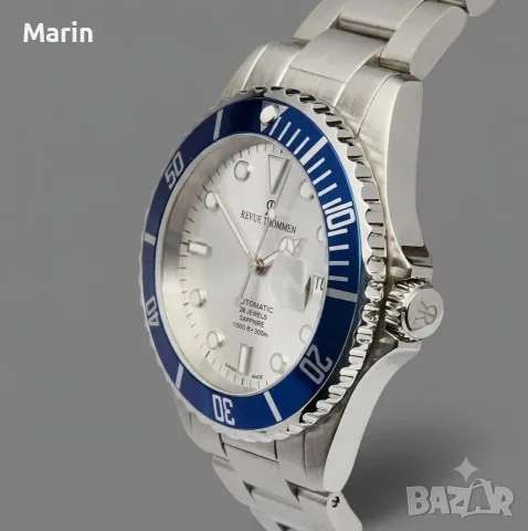 Нов швейцарски автоматичен часовник Revue Thommen Diver Automatic, снимка 3 - Мъжки - 55382632