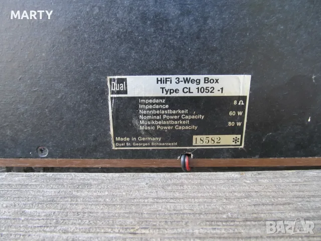 тонколони DUAL HI FI CL 1052-1 , снимка 3 - Тонколони - 55533893