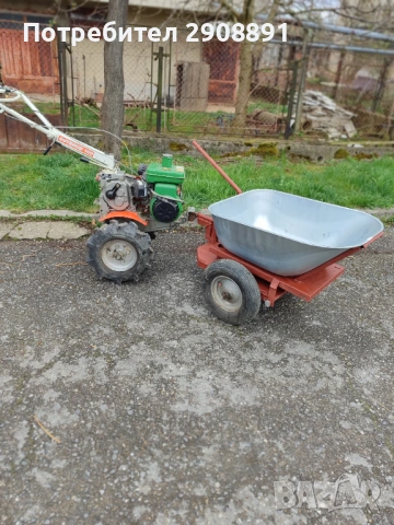 Мотоблок с количка , снимка 3 - Градинска техника - 54071698