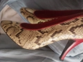 GUIDO PASQUALE Italy Size 38.5 100% змийска кожа, снимка 1
