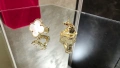 Van Cleef & Arpels VCA Gold Mother of Pearl Vintage Alhambra Clips Дамски Обеци, снимка 5