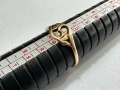 Златен дамски пръстен 14K – 1,59 гр., размер 56, снимка 4