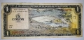 Стара рядка банкнота от Салвадор 1 Колон 1965 година. , снимка 2