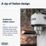 Еспресо кафемашина Delonghi Dedica EC685.W 1350W (Бяла), снимка 2