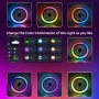 Смарт таванен вентилатор с LED RGB осветление 50 см, WiFi, Alexa, дистанционно, снимка 4