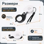 Джобна бижутерска лупа 30X с LED осветление за злато бижута монети и банкноти, снимка 5