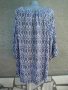 4XL Нова туника Avella  в синьо и бяло , снимка 4