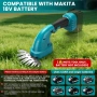 2 в 1 безжичен тример за батерия Makita 18V, 6500 об/мин, 2 ножа, без батерия, снимка 6
