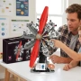 Нов STEM модел Конструктор радиален двигател 9 цилиндъра електрическо витло, снимка 5