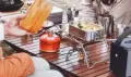 Продавам Сгъваема стойка за огън от неръждаема стомана за открито, снимка 10