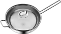 WMF ProfiSelect УОК тиган, WOK 30см със стъклен капак, снимка 5