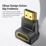 Vention HDMI адаптер 90° ъглов (M/F) – Right Angle HDMI, снимка 3