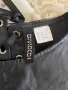 Черна кожена тениска H&M, размер 40 (M), снимка 2