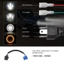 Кръгъл LED фар 7 инча 60W 7000LM IP68 – Jeep Wrangler Suzuki Samurai Nissan Patrol Мотоциклети 10247, снимка 5